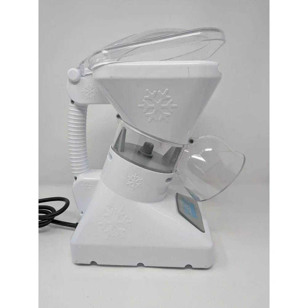 Snowie Little Snowie Max Home Ice Shaver Snow Cone Machine Tested Works White